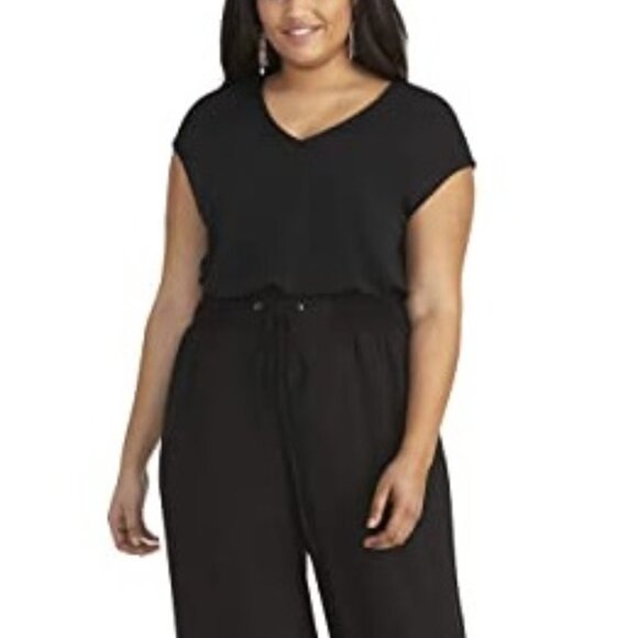 Rachel Rachel Roy Bina Cropped V-Neck Top - Picture 2 of 6